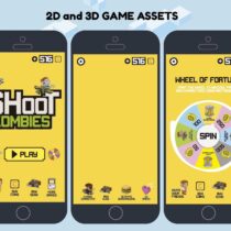 Shooty Zombies 2D & 3D Game Assets