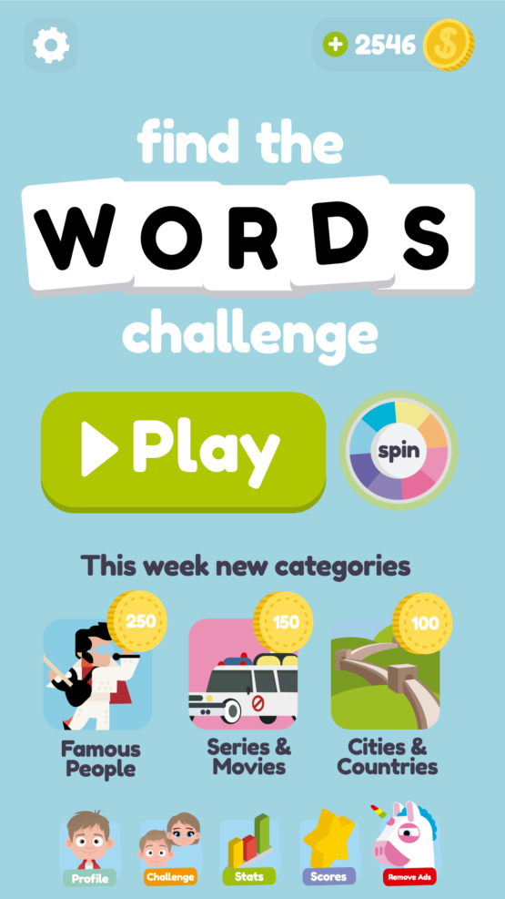Words Game Graphic Assets