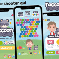 Racoon Rescue Game Gui Assets