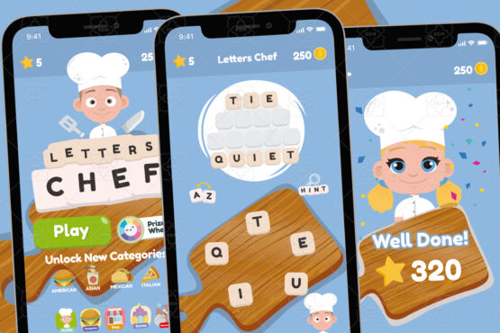 Word Chef Game Gui Assets
