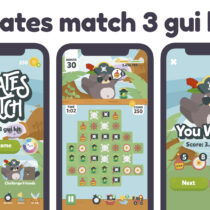 Pirates Sweet Match 3 Game Gui Asset