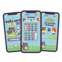 Animals Ball Sort Puzzle Game Gui Assets