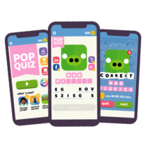 Pop Quiz Words Game GUI assets kit