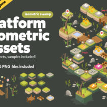Swamp Isometric Game Assets