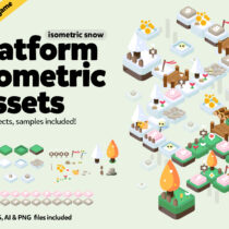 Snow Isometric Game Assets