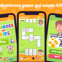 Dominoes for Kids Game Gui Assets