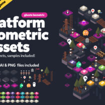 Ghosts Isometric Game Assets