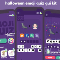Halloween Emoji Quiz Words Game Gui