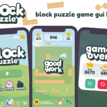 Block Puzzle Game Gui Assets