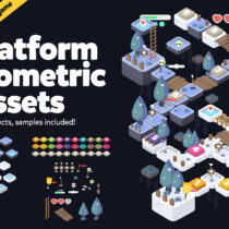 Dark Winter Isometric Game Assets