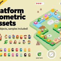 Sweet Isometric Game Assets + 33 characters